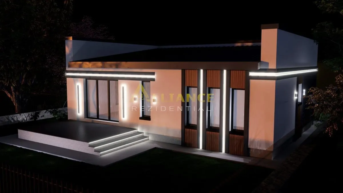 Casa individuala parter || 4 camere 2 bai || teren 309mp - foto 7