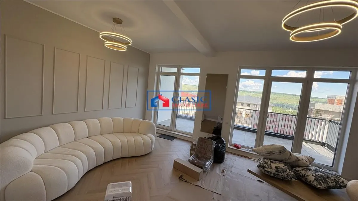 Vanzare duplex 5 camere teren 270 mp finisat modern in Floresti- zona Vivo Mall - foto 1