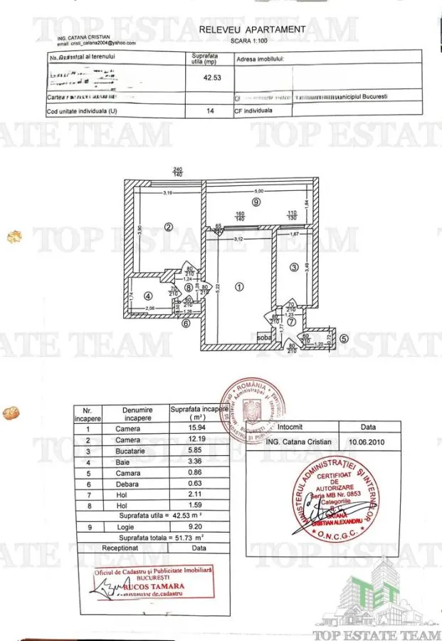2 camere prima inchiriere, centrala proprie, metrou Timpuri Noi-Tineretului - foto 10
