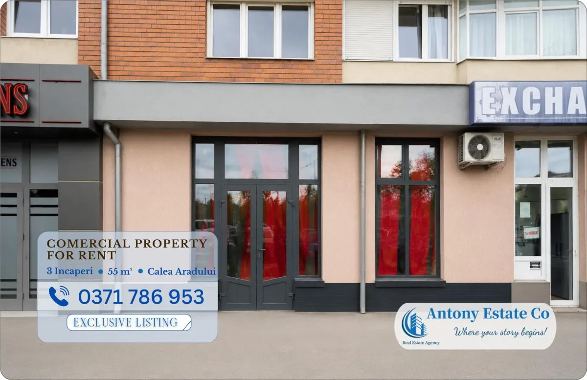 Antony Estate | Chirie Sp Comercial - Calea Aradului - foto 1