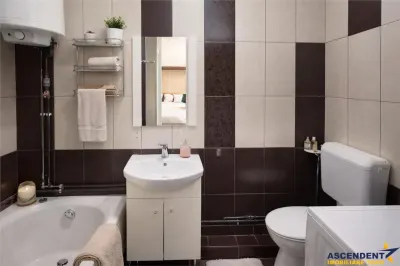Garsoniera luminoasa cu bucatarie utilata si baie cu cada - foto 3