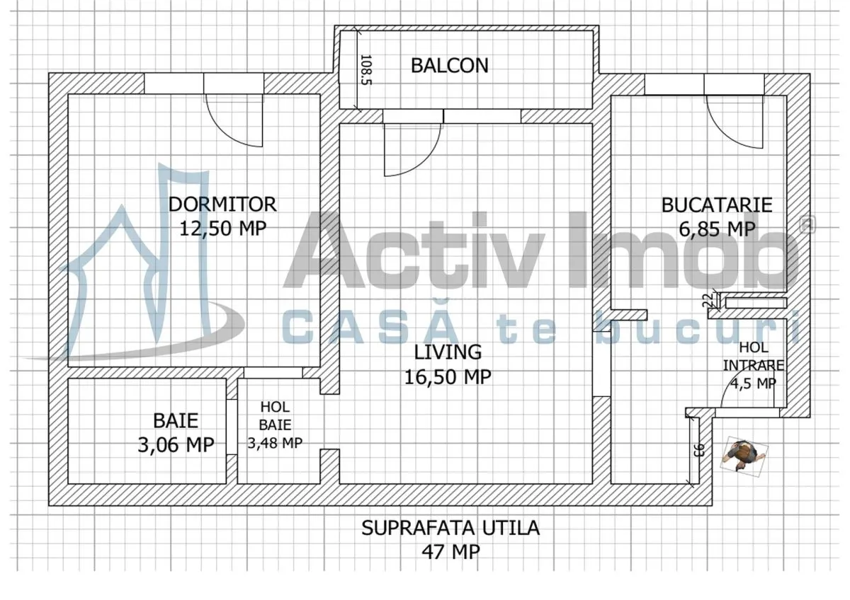 Apartament 2 camere in zona centrala Moldova Noua, langa piata - foto 11