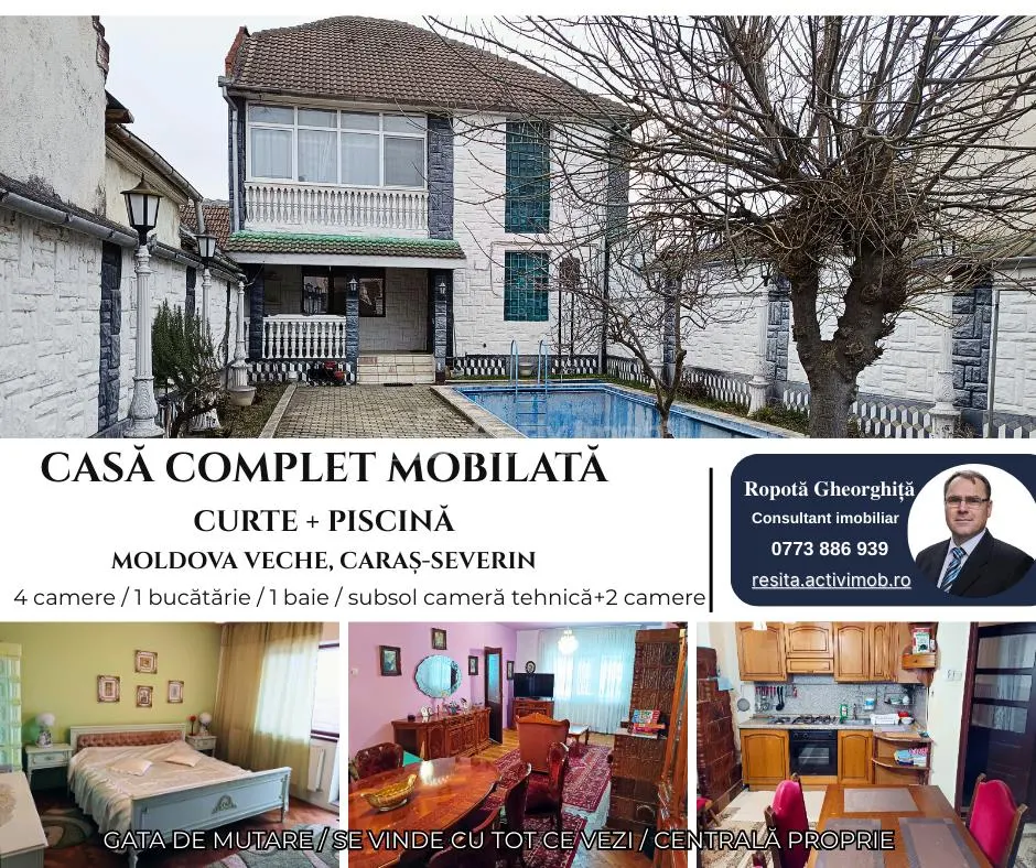 Casa cu teren 315 mp â€“ Moldova Veche, jud. CS - foto 1