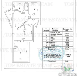 Apartament 2 camere | 91 mp totali | 2 TERASE (22 + 6 mp) | Loc parcare - foto 6