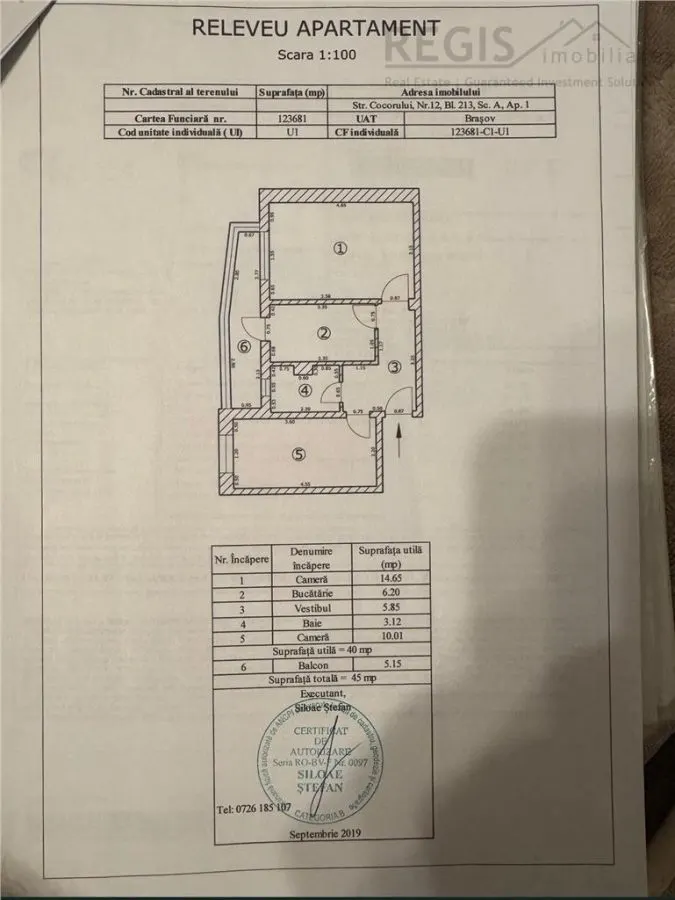 Apartament 2 camere decomandat, renovat, parter inalt â€“ zona Astra - foto 13