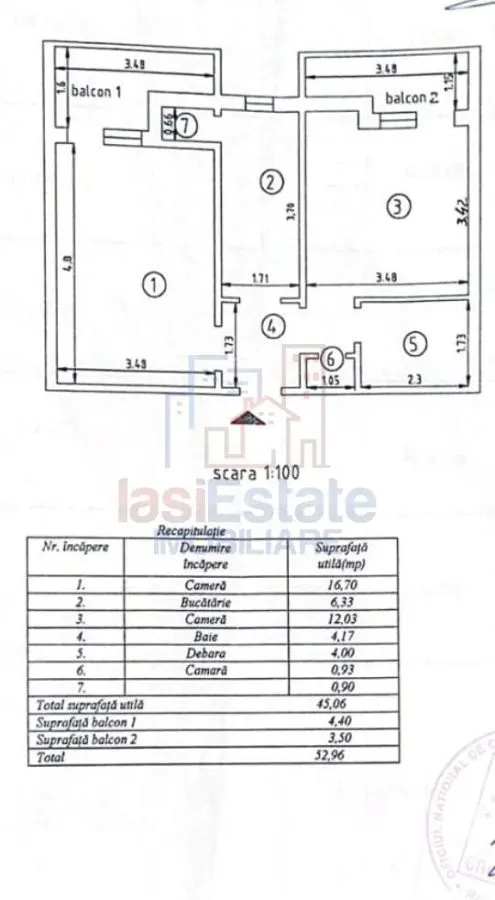 Apartament 2 camere Nicolina - foto 4