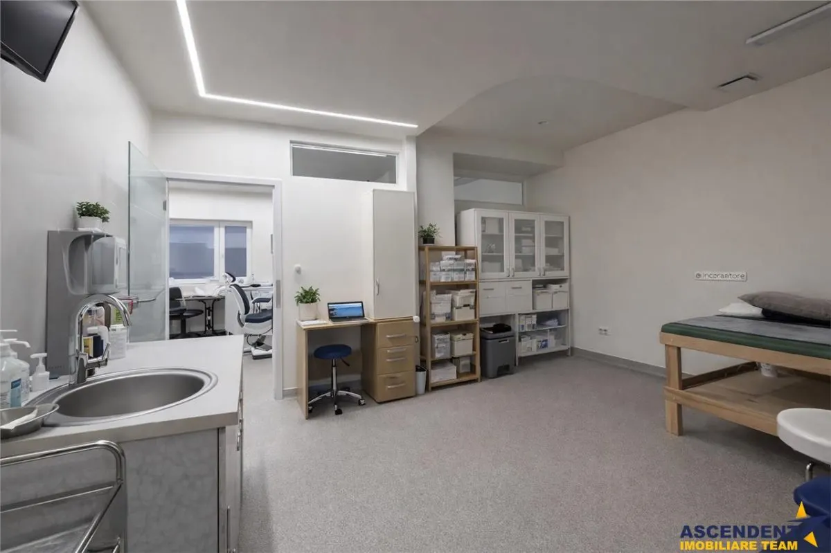 Spatiu medica de elita, avize conforme,purtator profit,  potential imediat,Tractorul, Coresi, Brasov - foto 12