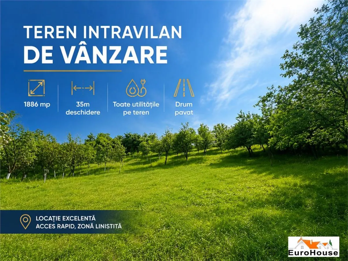Teren Intravilan De Vanzare , Zona Oarda - foto 1