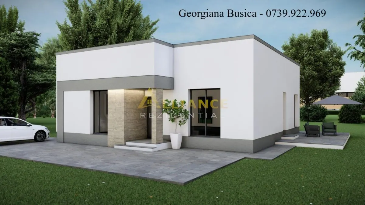 Casa individuala ||4 camere 2 bai || teren 500mp || - foto 1