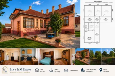 Casa solida plus gradina matura intr-o zona  linistita in centrul  Varias - Varias