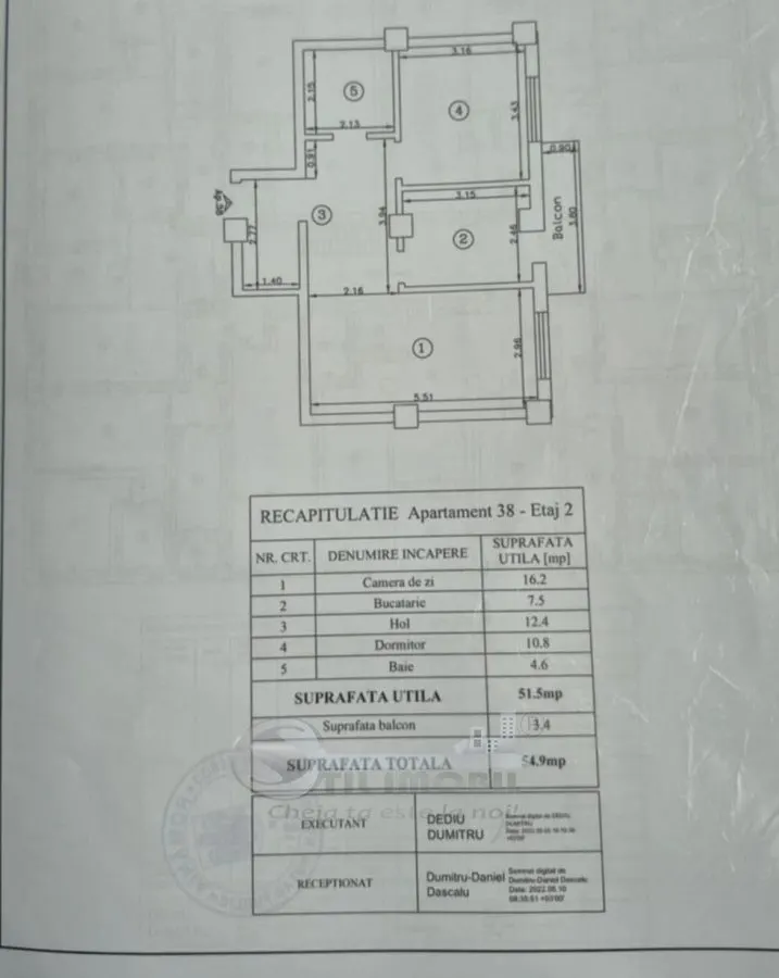 Apartament 2 camere decomandat, bloc 2022, parcare inclusă â€“ Valea Lupului (Antibiotice) - foto 20