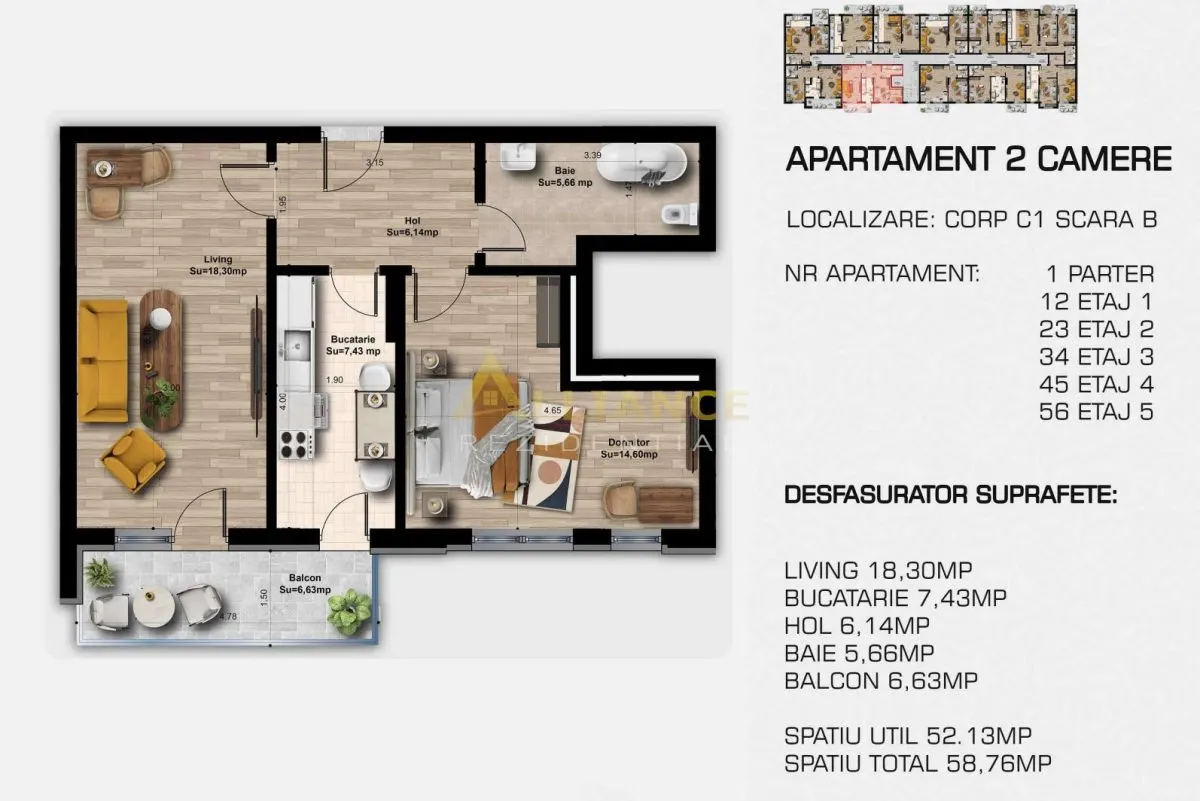 3 camere, 2 bai - Complex rezidential modern - confort, calitate si acces rapid la metrou - foto 12