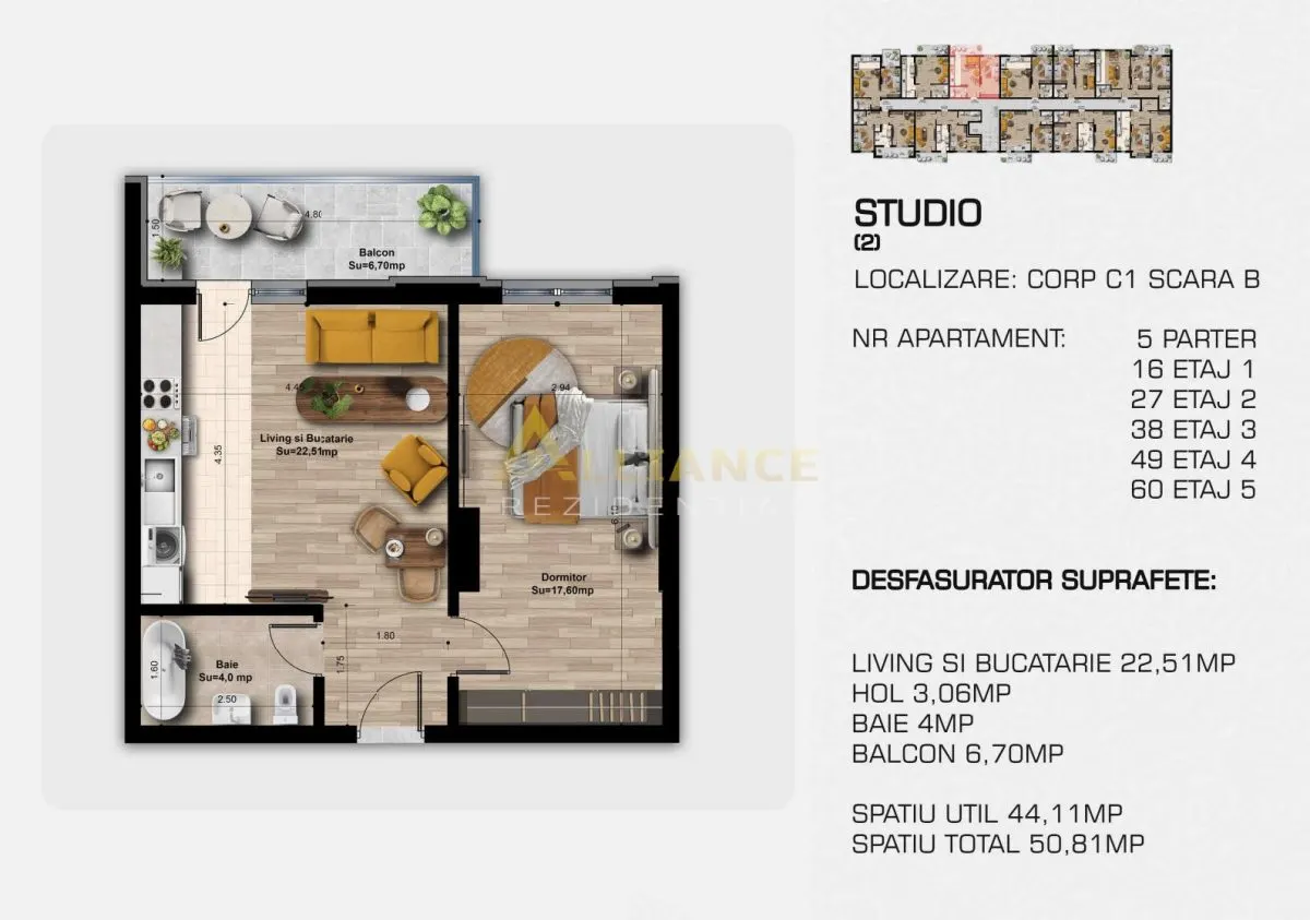 3 camere, 2 bai - Complex rezidential modern - confort, calitate si acces rapid la metrou - foto 14