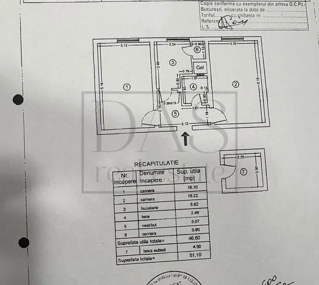 Apartament 2 camere | Floreasca | Centrala proprie | Boxa - foto 8