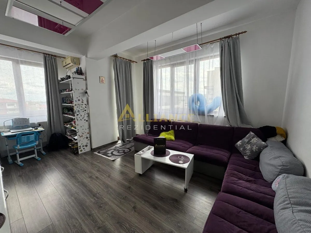 Apartament 2 camere de vanzare 64 mp etaj 5/5 mobilat si utilat - foto 4