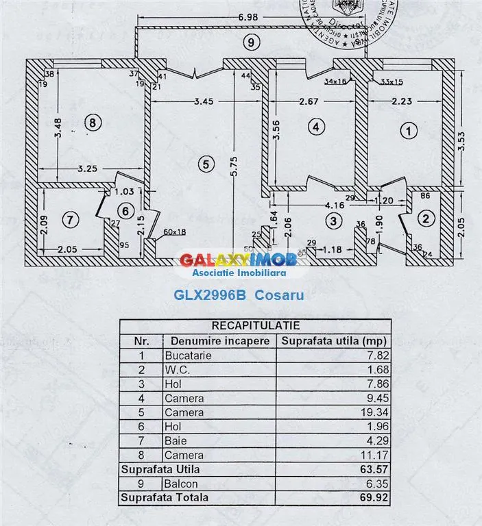 APARTAMENT 3 CAMERE DE INCHIRIAT RAHOVA  MARRIOT PANDURI - foto 9