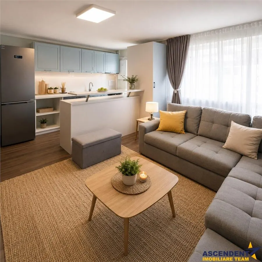 Apartament 3 camere, decomandat, etaj 1, bloc tip vila, Tractorul, Brasov - foto 1