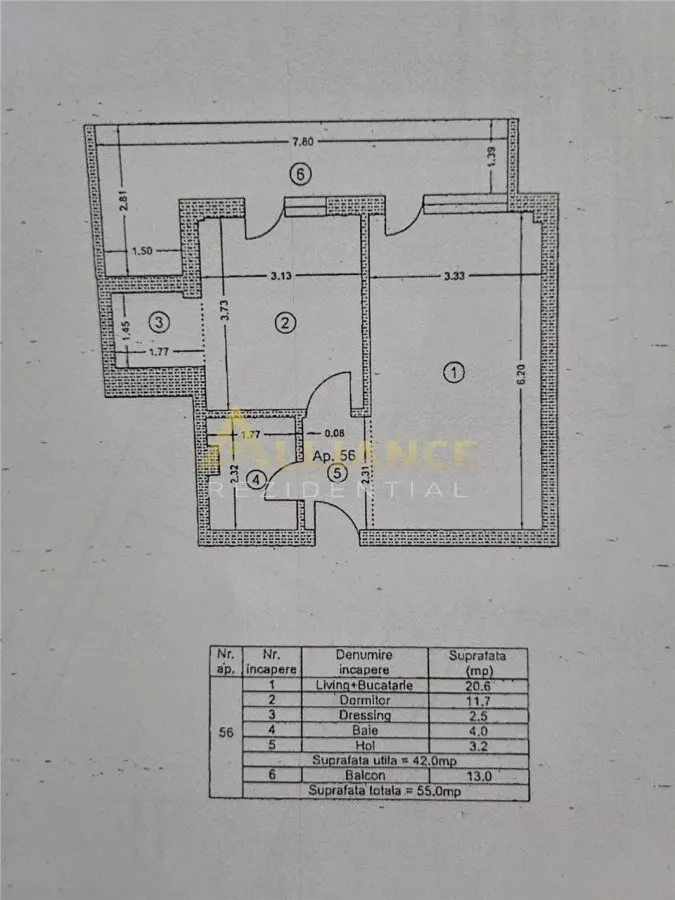 Apartament 2 camere tip studio | MOBILAT | Popești-Leordeni - foto 14
