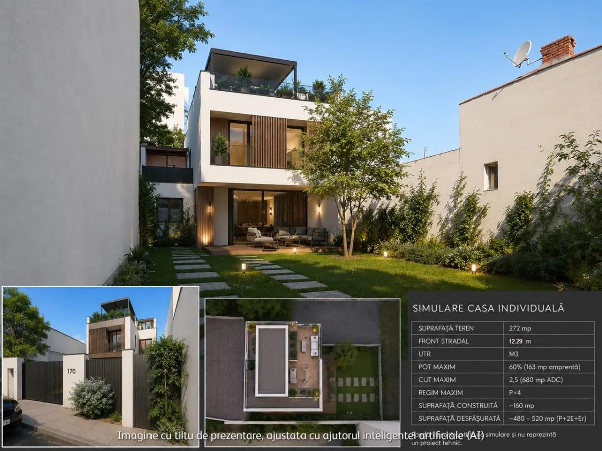 Teren Intravilan cu constructie, Strada Popa Nan, Sector 3 | 272mp - foto 1