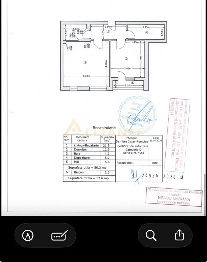 Apartament 2 camere mobilat Complex Venus Sector 4 Bucuresti - foto 14