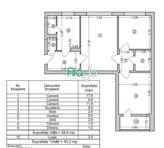 Vanzare apartament 3 camere Berceni, Constantin Brancoveanu, strand Berceni - foto 10