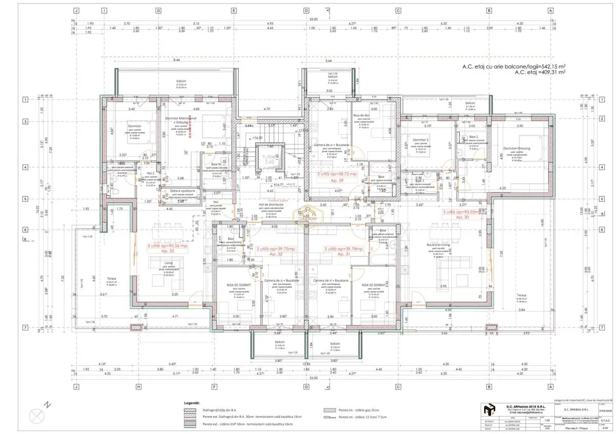 Ansamblu Nou | Penthouse cu 3 Camere + Parcare Inclusa | 5 Minute de Centru - foto 9