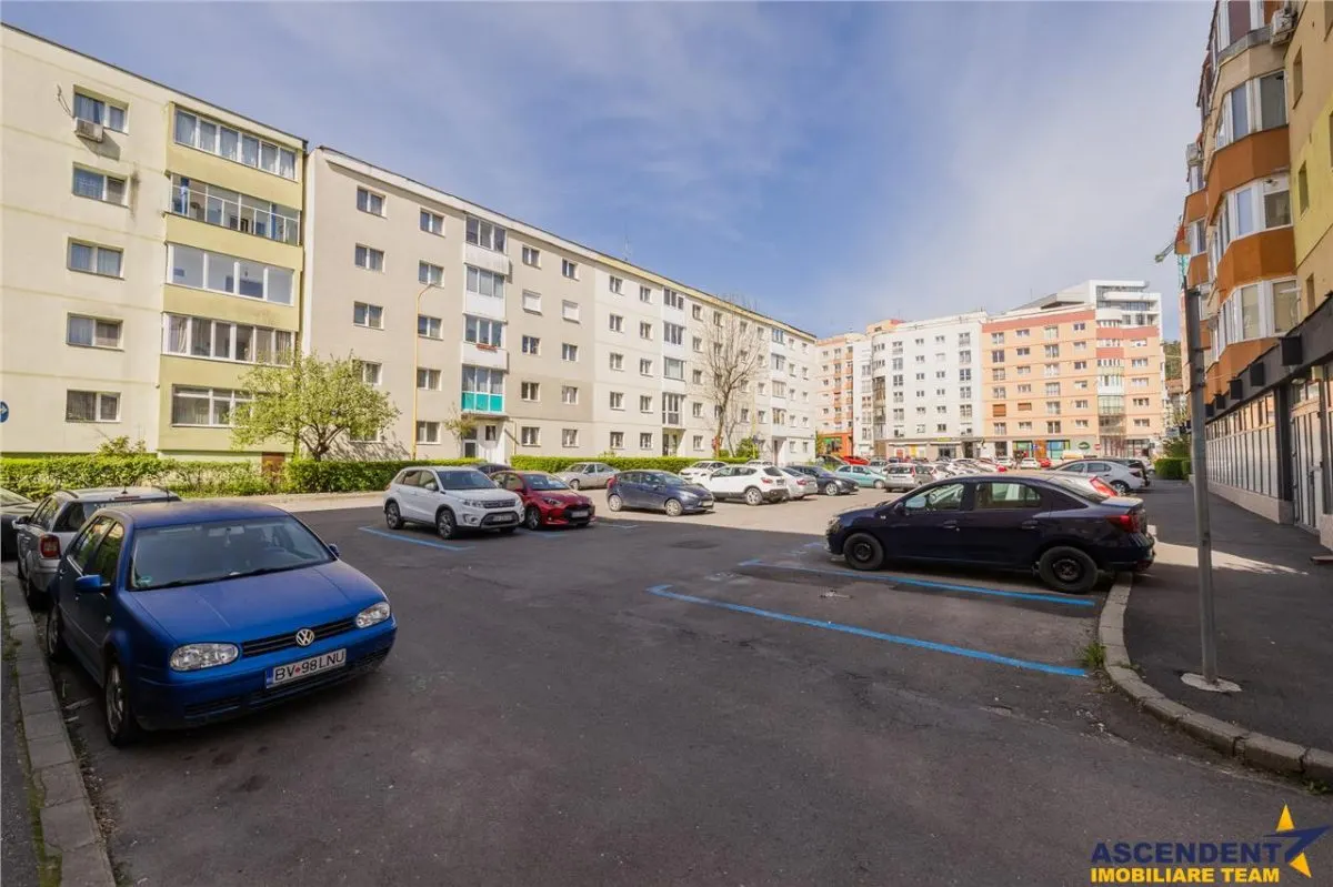Apartament decomandat, 2 camere, insorit, balcon, loc parcare, 2 boxe. Astra, Brasov. - foto 23