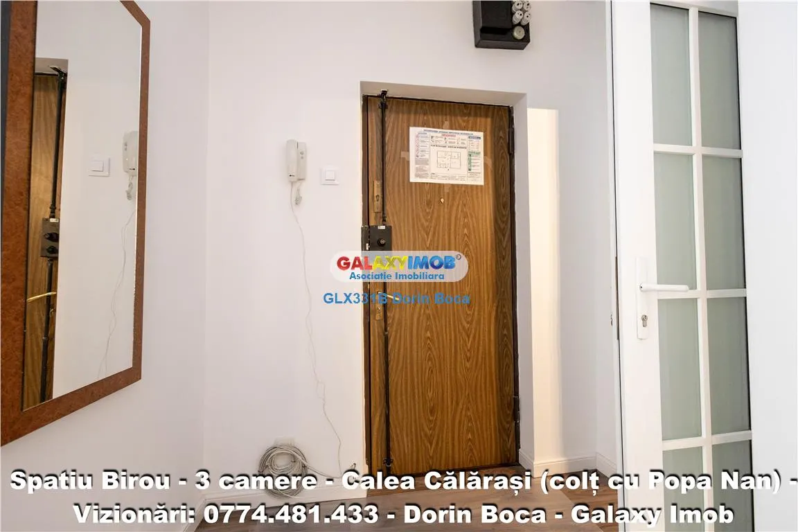 BIROU 3 Camere NEMOBILAT - CALEA CALARASI - Centrala proprie - foto 18