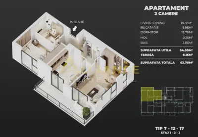 AME Residence | Apartamente Noi cu 2 si 3 Camere - foto 6