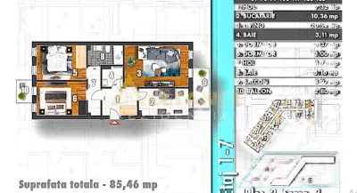 Apartament 3 camere | 86 mp | Metalurgiei Park - foto 2