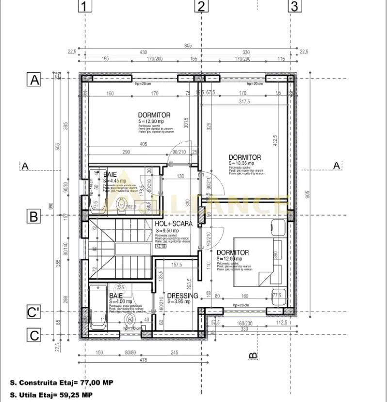 Casa Individuala - 5 camere 3 bai - Teren 300 MP - foto 14