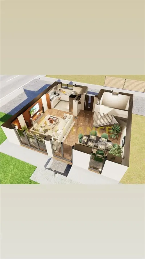 Casa Tip Duplex P+1+M - 5 camere - 4 bai 180 MPU - Teren - 190 MP - foto 21