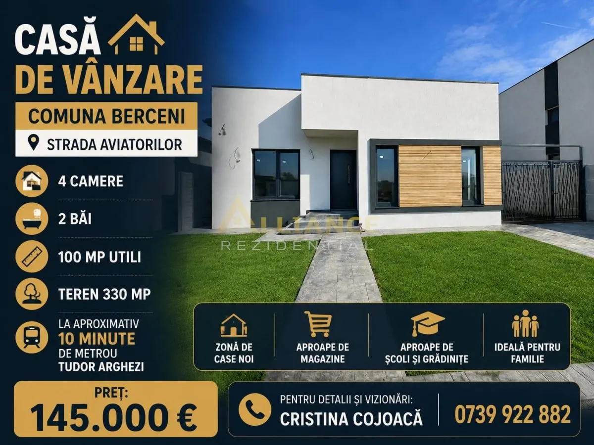 10 Minute Metrou | Str. Aviatorilor | Casa Individuala | 4 camere 2 bai | 330 mp - foto 1