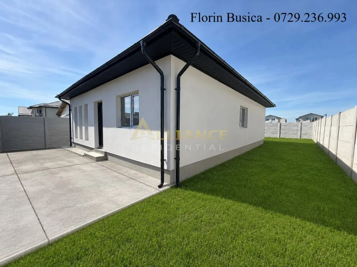 Vila individuala parter ~ 4 camere  2 bai ~ teren 363mp - foto 1