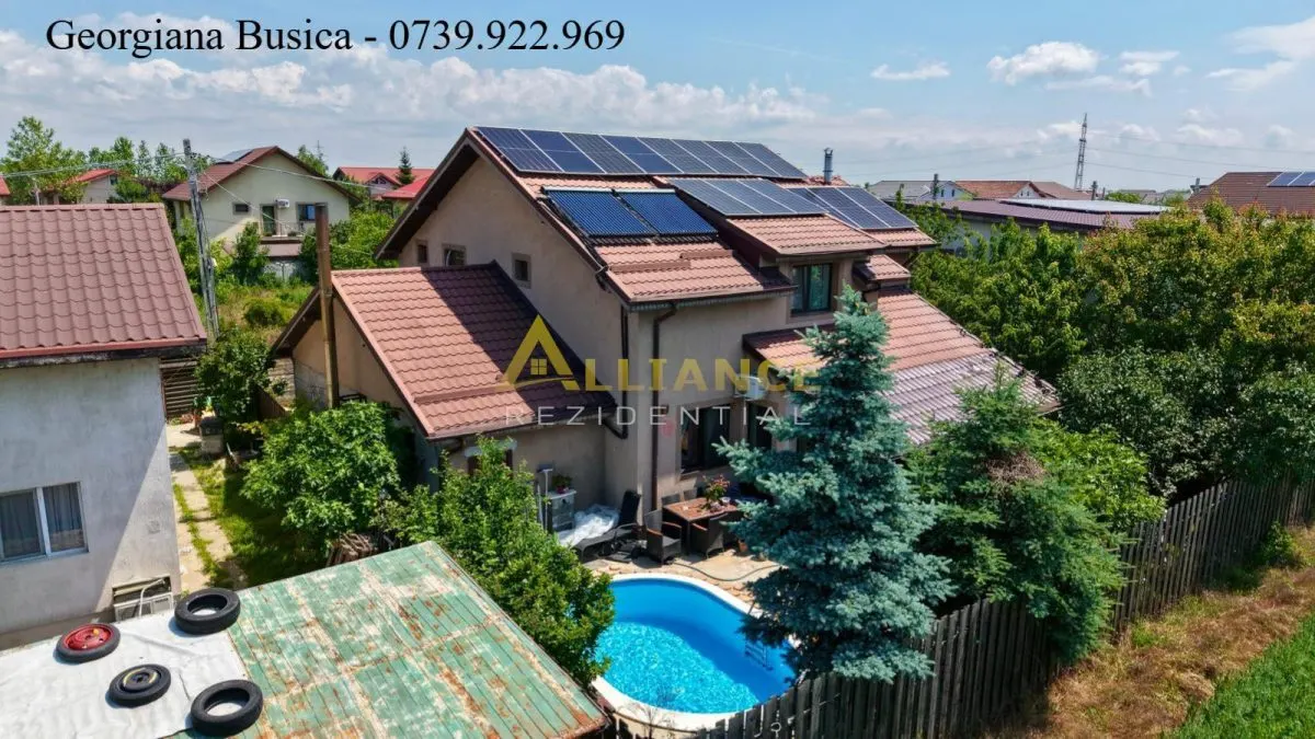 Casa individuala premium cu piscina || 5 camere 3 bai || teren 500mp || - foto 1
