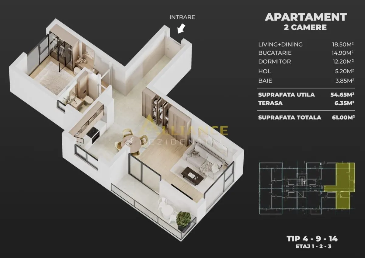 Ame Residence Exclusivitate  Proiect nou ap 2 si 3 camere - foto 7