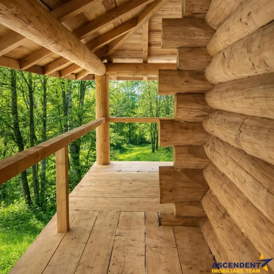 OFERTA REZERVATA!!3.000mp de incantare montana cu cabana din lemn masiv, Zarnesti Tohanita - foto 1
