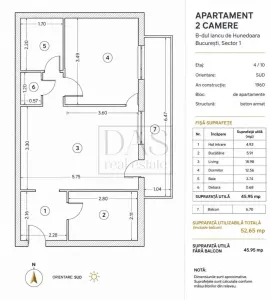 Apartament 2 camere | Dorobanti | Iancu de Hunedoara | Victoriei - foto 3