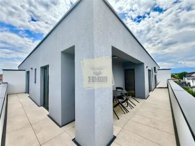 Penthouse de lux 84 mpu cu 3 camere 2 bai terasa 2 parcari - foto 3