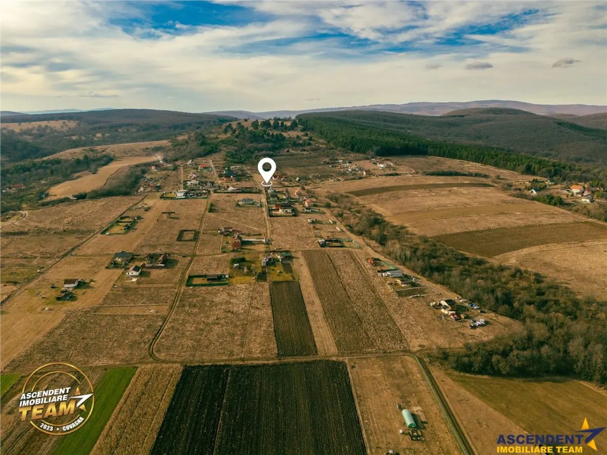 FILM!Teren intravilan cu priveliste, Sancraiu, Szalomer, Covasna - foto 3