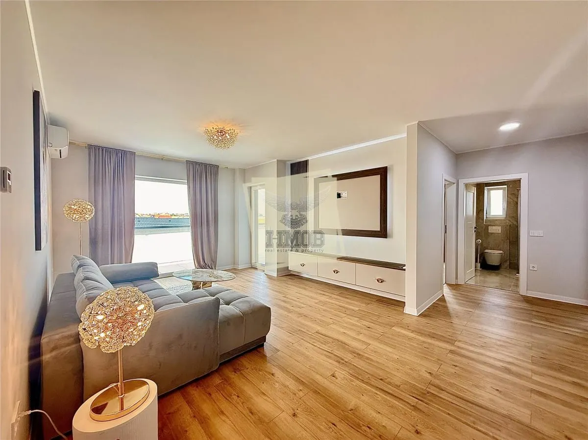 Penthouse de lux 84 mpu cu 3 camere 2 bai terasa 2 parcari - foto 2
