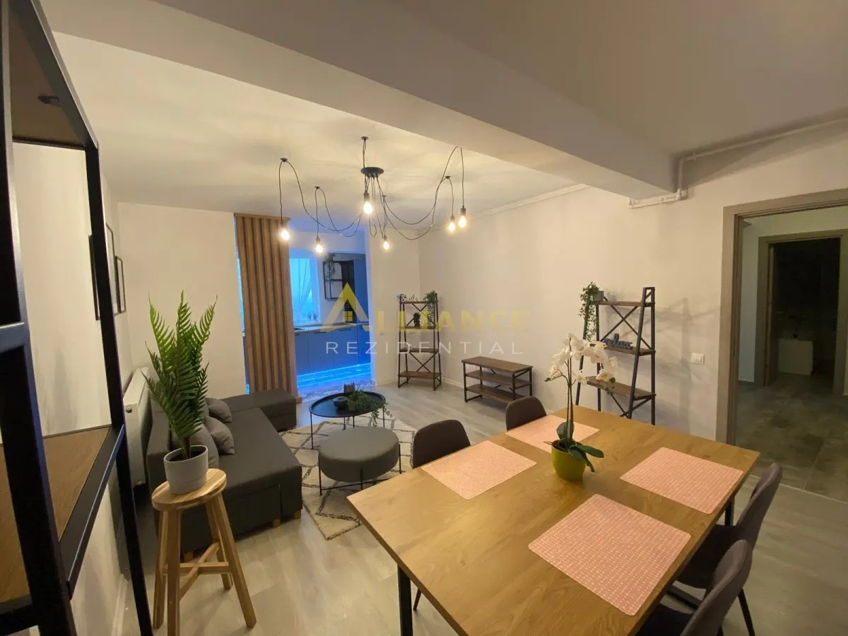 Apartament 3camere 2 bai mobilat si utilat metrou Berceni -5min - foto 2