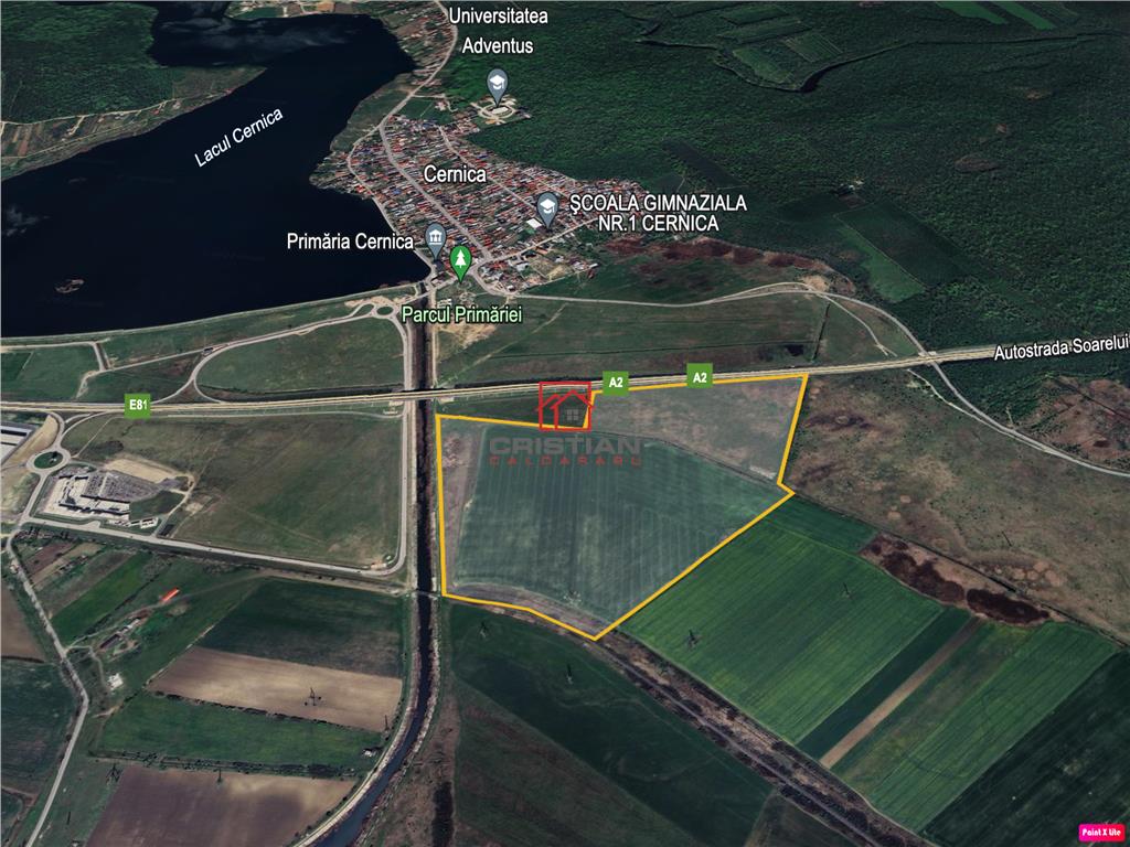 Vanzare teren intravilan Cernica - A2, Ilfov - 