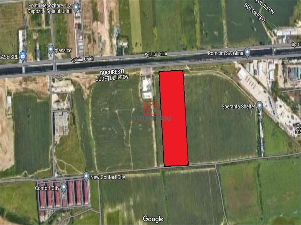 Vanzare teren Popesti Leordeni - Splaiul Unirii, ILFOV - 