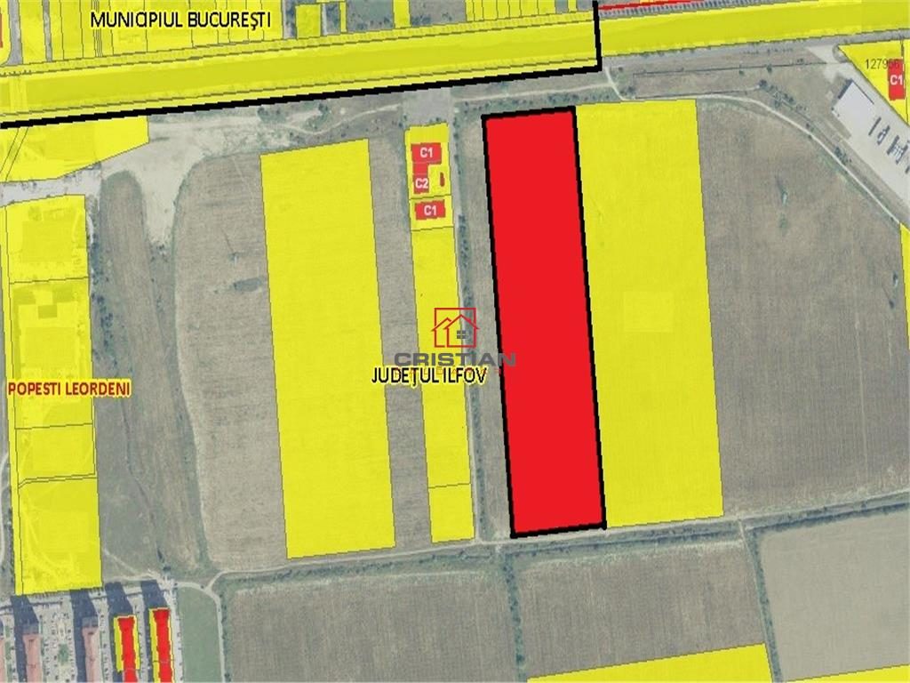 Vanzare teren Popesti Leordeni - Splaiul Unirii, ILFOV - foto 2