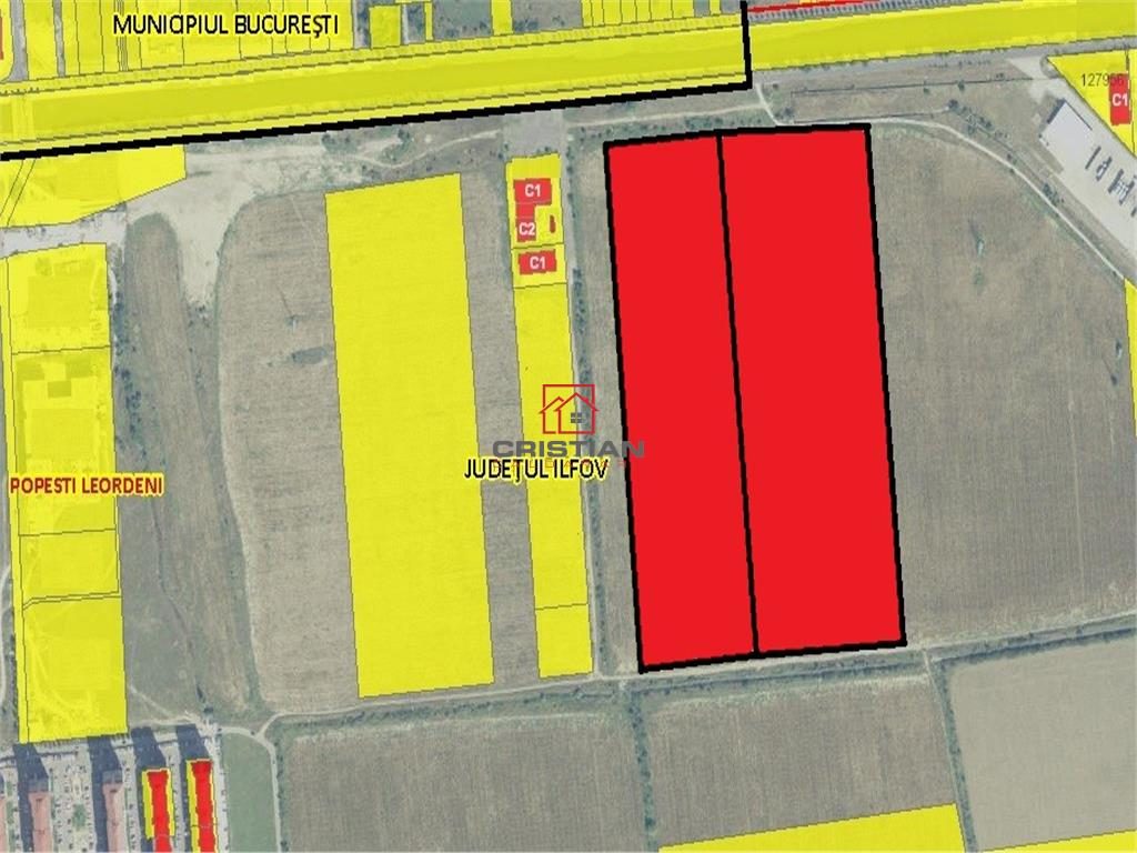 Vanzare teren Popesti Leordeni - Splaiul Unirii, ILFOV - foto 2