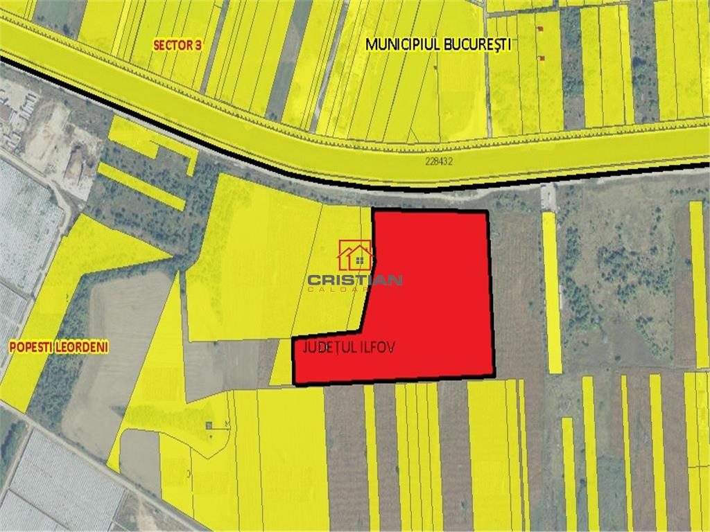 Vanzare teren Popesti Leordeni - Splaiul Unirii, ILFOV - 