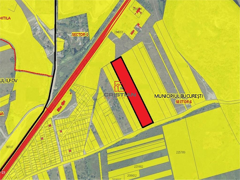 Vanzare teren Chiajna - Drumul La Chiajna - Giulesti Sarbi, Ilfov - 