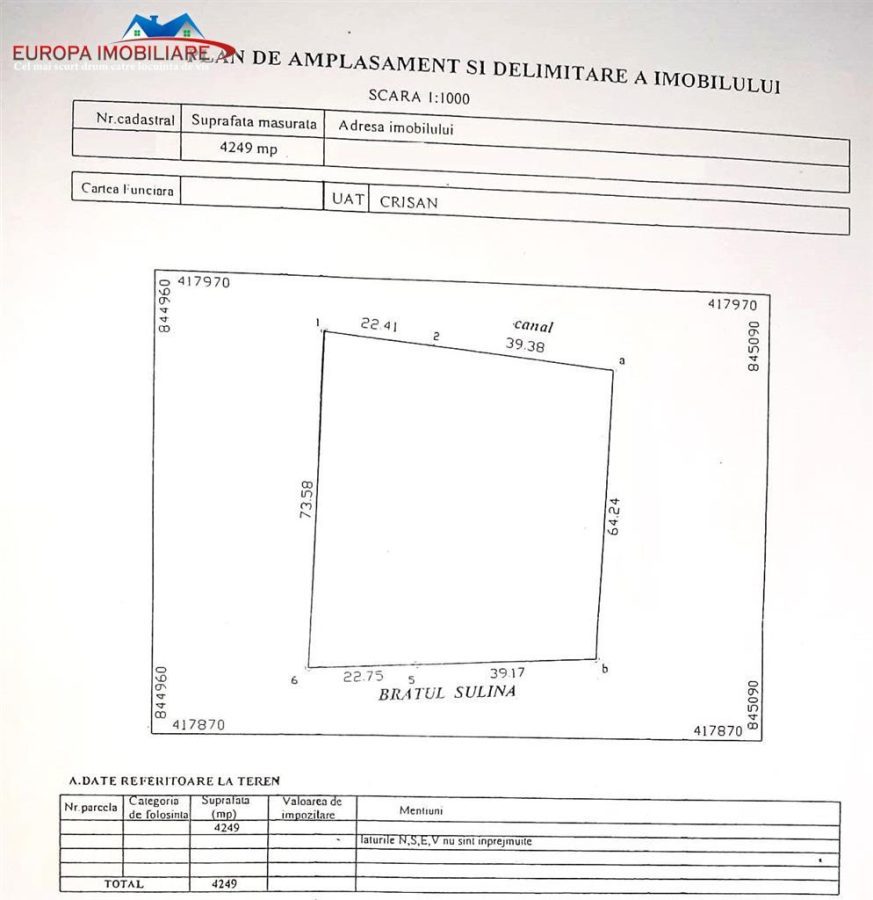 Teren intravilan de vanzare in Delta Dunarii - foto 2