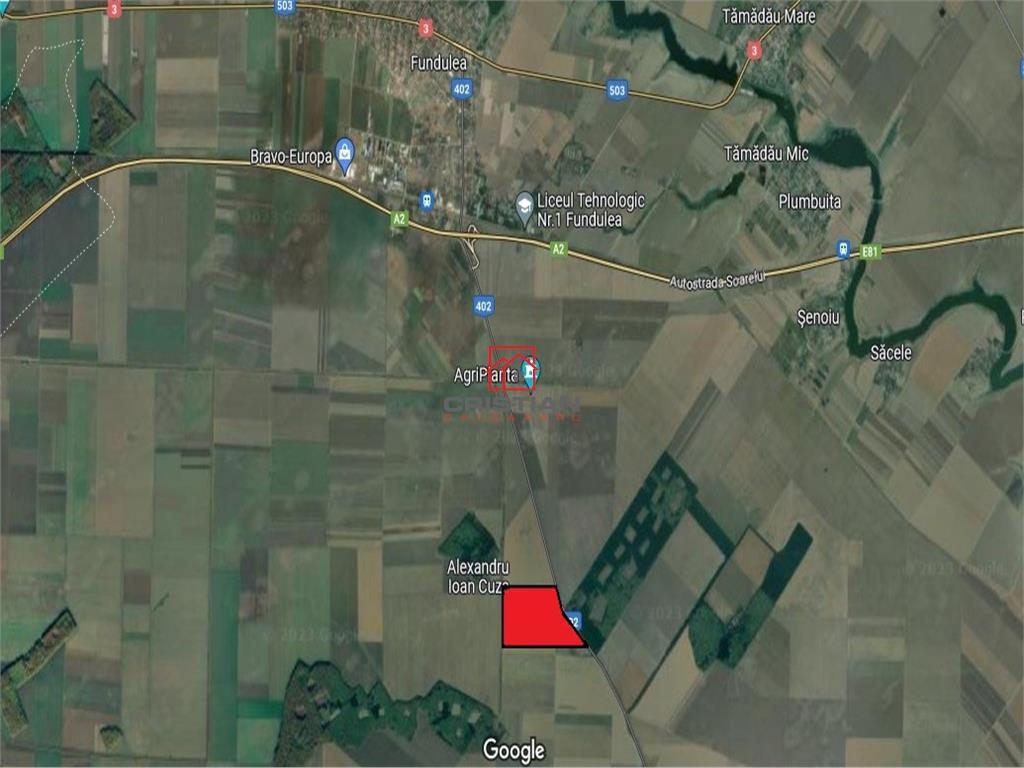 Vanzaren teren intravilan Fundulea - A2, Calarasi - 